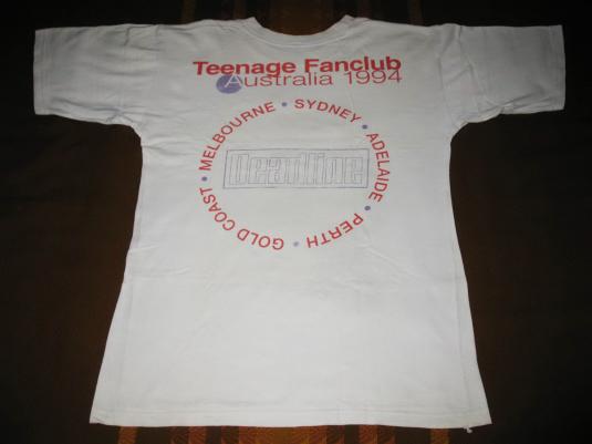 1994 TEENAGE FANCLUB THIRTEEN TOUR VINTAGE T-SHIRT | Defunkd