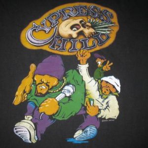 90s CYPRESS HILL VINTAGE LONG SLEEVE T-SHIRT LA SPLIFFSTERS