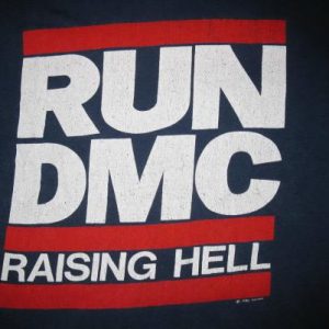 1986 RUN DMC RAISING HELL VINTAGE T-SHIRT HIP HOP