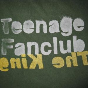 1991 TEENAGE FANCLUB THE KING VINTAGE T-SHIRT CREATION RECS