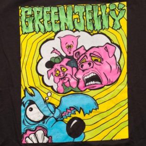 Green Jelly 1993 Tour T-Shirt, Vintage 90s Three Little Pigs