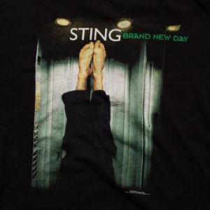 Sting Brand New Day T-Shirt, Barefoot, Vintage 90s Rock 1999