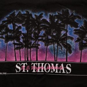 St. Thomas Sunset T-Shirt, Palm Trees, US Virgin Islands