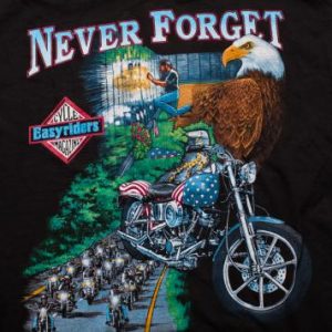 Easyriders Motorcycle T-Shirt Vietnam Veterans Memorial Wall