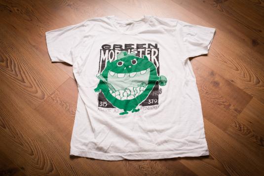 Kelly Green Monster 97 Boston Red Sox Majestic Boys T Shirt Green Cotton  Crew L