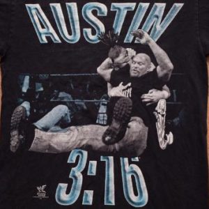 Stone Cold Steve Austin 3:16 T-Shirt, WWF Wrestling, 1990s
