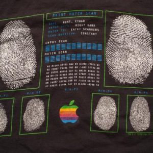 Vintage 90s Apple Expect the Impossible (Mission) T-Shirt, Mac Computers