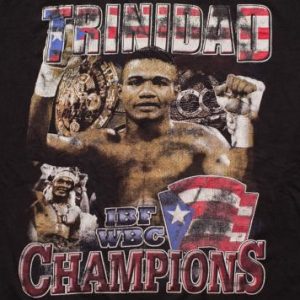 Vintage Felix Tito Trinidad T-shirt IBF WBC Boxing Champion