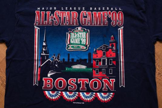 1999 MLB All Star Game Caricature Pro Player T Shirt Size Large