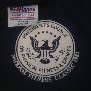 Vintage '82 President's Council National Fitness t-shirt