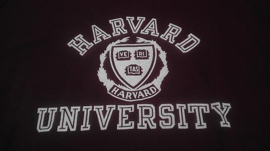 1980s HARVARD University Champion brand vintage t-shirt | Defunkd