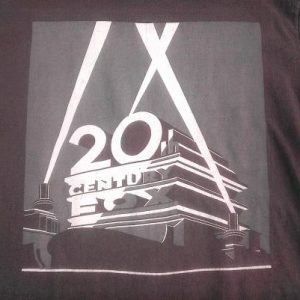 Vintage 80s 20th Century Fox Studios movie film cine t-shirt