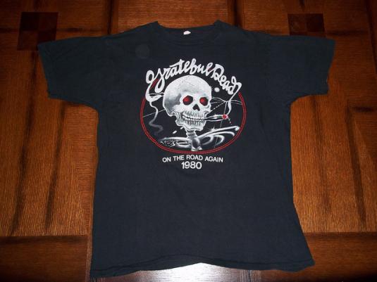Vintage Grateful Dead 1980 On The Road Again t-shirt L | Defunkd