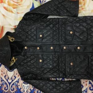 Vintage Chanel Paris Reversible Leather Hoodie Jacket