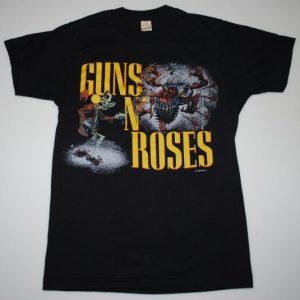 Vintage 1987 Guns N Roses Apetite For Destruction Tour Shirt