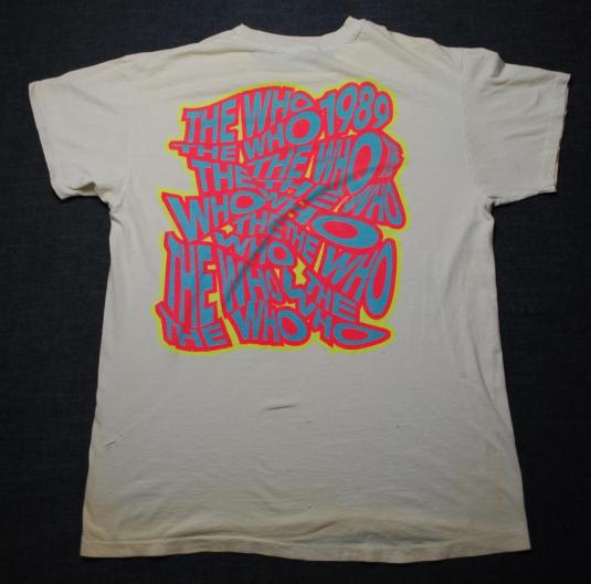 VINTAGE THE WHO 1989 CELEBRATING 25 YEARS T-SHIRT * | Defunkd