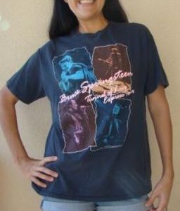 VINTAGE 1988 BRUCE SPRINGSTEEN TUNNEL OF LOVE EXPRESS TOUR T