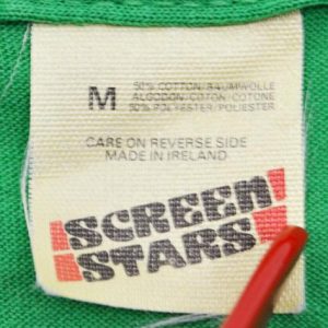 Vintage 80s Ireland Screen Stars T Shirt Sz M