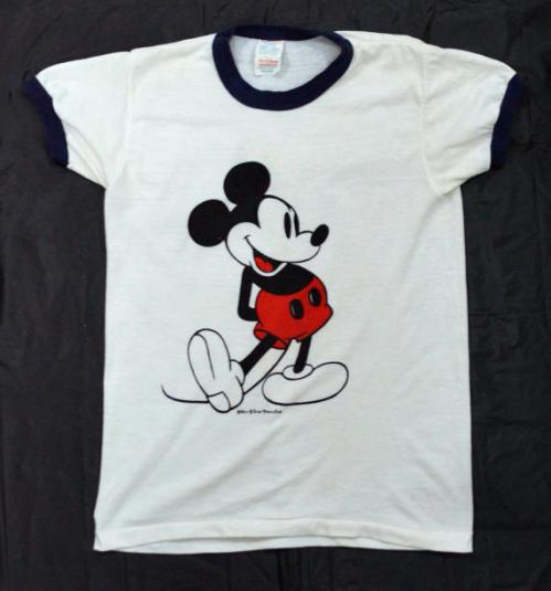 Vintage 80s MICKEY MOUSE Ringer T Shirt | Defunkd