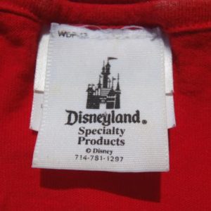 Vintage 1998 Disney Cruise Lines Cast Member Red T-Shirt L