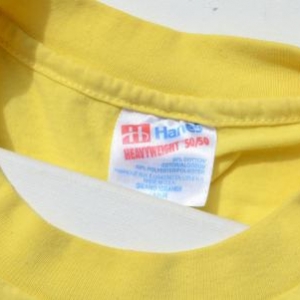 Vintage 1980s Venice Florida Yellow T-Shirt L