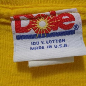 Vintage 1990s Dole Pineapple Yellow Cotton T Shirt L