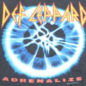 Vintage 1992 Def Leppard European Tour Black T Shirt XL