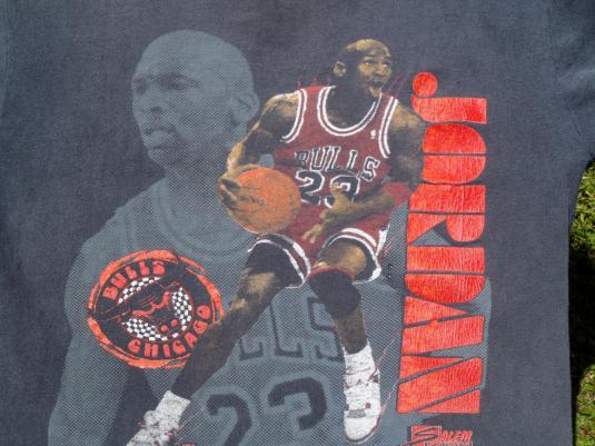 Vintage 1990 Michael Jordan Nutmeg T-Shirt Size M Made In USA NBA Chicago  Bulls