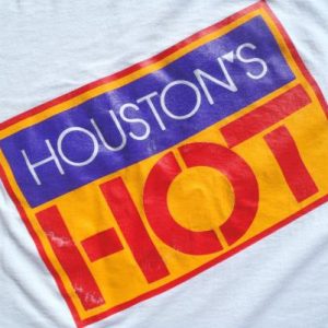 Vintage 1980s White Houston's Hot Tourist T Shirt L