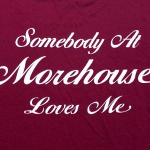 Vintage 1980s Morehouse College Atlanta GA HBCU T-Shirt XL