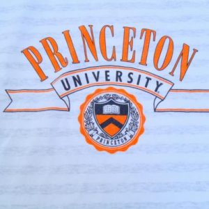 Vintage 1990s White Princeton University Oversized T Shirt