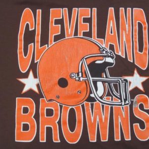 Vintage 1970s Cleveland Browns NFL Jersey T-Shirt L by Garan