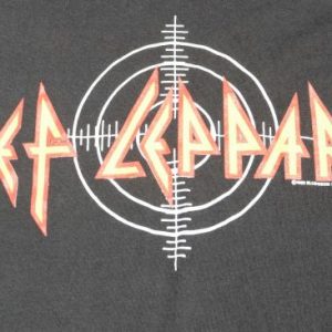 Vintage 1992 Def Leppard Let's Get Rocked Black T Shirt M/L