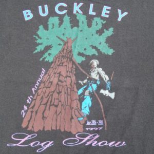 Vintage 1997 Buckley Log Show T Shirt L