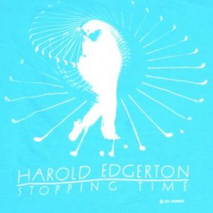 Vintage 1987 Harold Edgerton Stopping Time T-Shirt XL