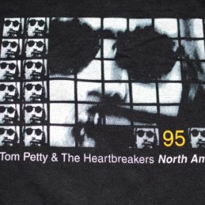 Vintage 1995 Tom Petty Concert Tour Black T Shirt XL