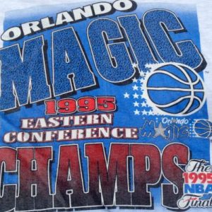 Vintage 1990s Heather Gray Orlando Magic Champs T Shirt M/L