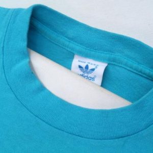 Vintage 1980s Light Blue Cotton Long Sleeved T Shirt L