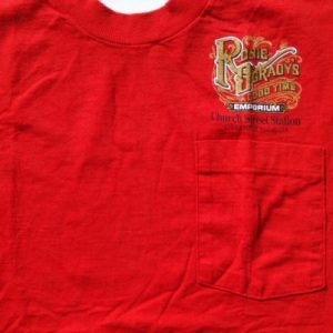 Vintage 1990s Church Street Station Red Souvenir T-Shirt M