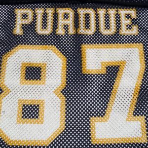 Vintage 1980s Purdue Boilermakers Mesh Jersey T-Shirt L/XL