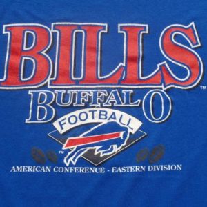 Vintage 1980s Buffalo Bills NFL Throwback T-Shirt XL