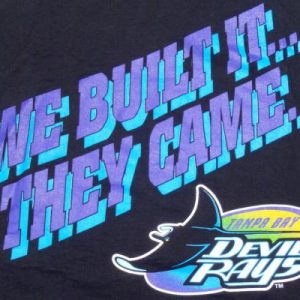 Vintage 1990s Tampa Bay Devil Rays Baseball MLB T Shirt XL