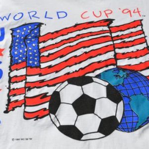 Vintage 1994 World Cup Orlando Soccer White T-Shirt XL