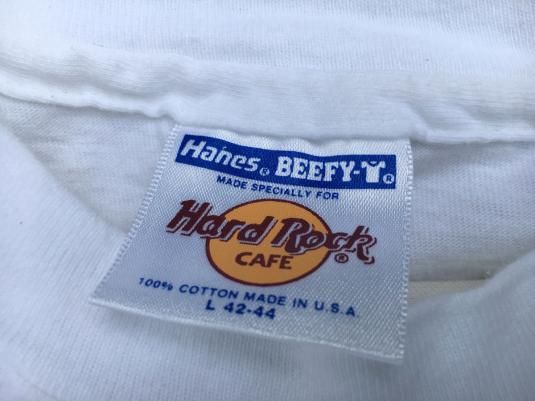 Vintage 1990s Hard Rock Cafe Orlando White Souvenir T-Shirt | Defunkd
