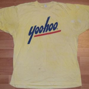 Vintage 1980's Yoo-hoo Logo Soft Thin Screen Stars T-Shirt