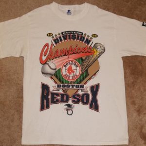 Vintage 1995 Boston Red Sox Champions T-shirt Baseball 1990s