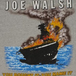 vintage 1980s Joe Walsh tour T-shirt 1983 The Eagles Origina