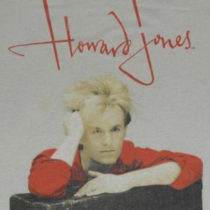 Vintage 1980s HOWARD JONES Pop Music Concert Tour T-Shirt