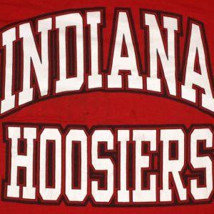 Vintage 1980s Indiana University Hoosiers Red T-Shirt