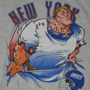 VTG 90s 1995 NEW YORK NY GIANTS 2-Sided NFL Football Tee